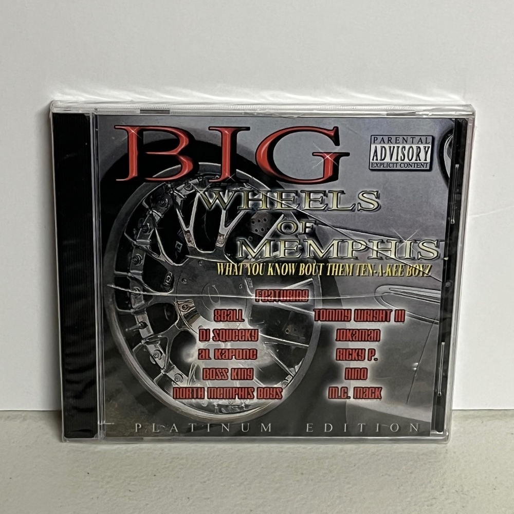 Vintage 2004 Big Wheels Of Memphis Platinum Edition CD Tenakee Boyz